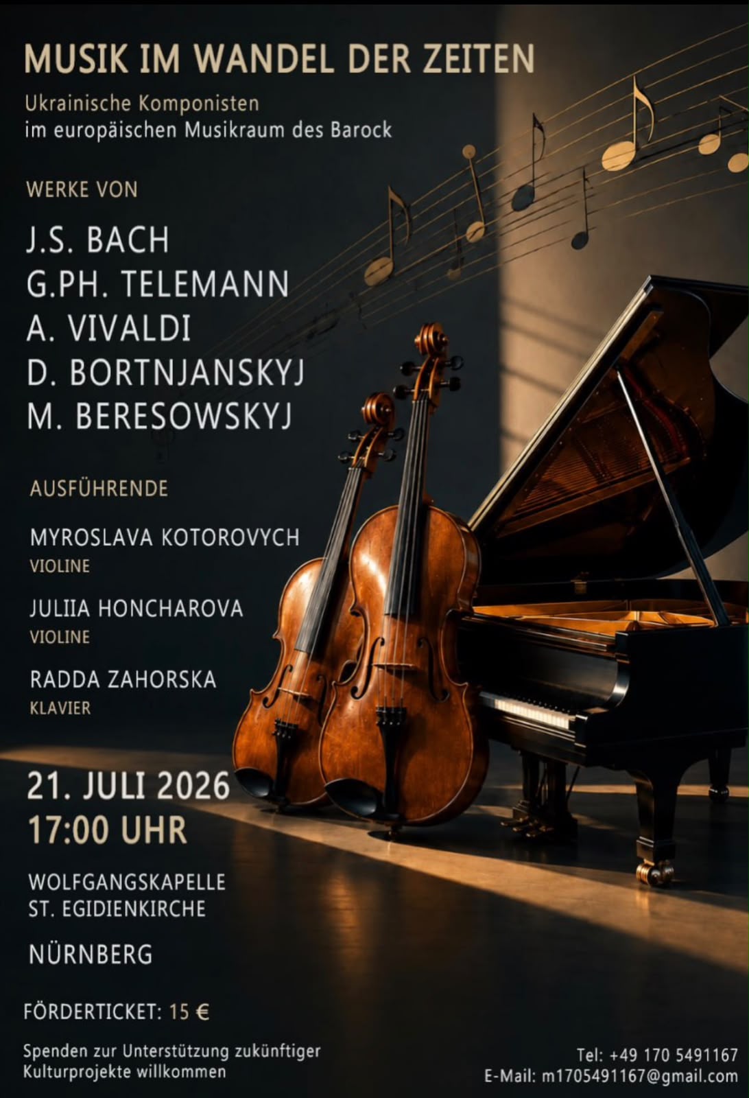 Plakat Musik im Wandel der Zeiten