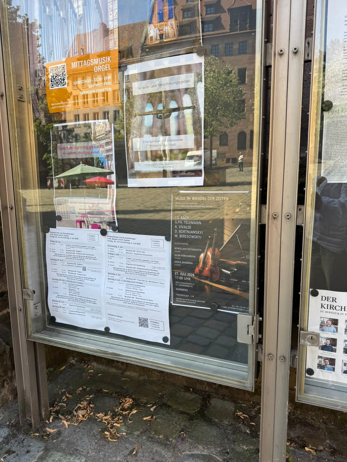 Veranstaltungsplakate in Nuernberg